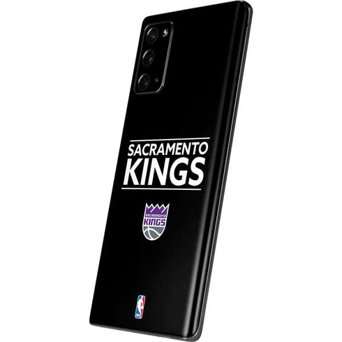 NBA Sacramento Kings Standard - Black Galaxy Note20 5G Skin